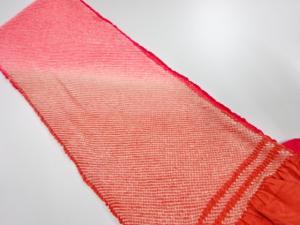 正絹　振袖用　絞り帯揚げ